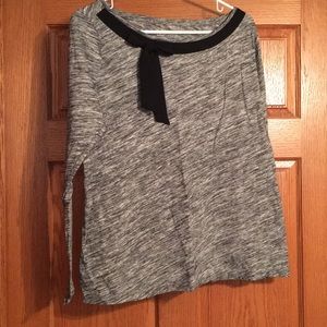 Long sleeve boatneck shirt